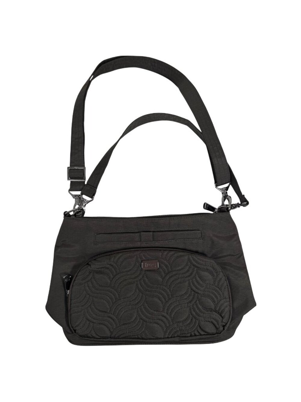 NWOT Lug Samba Quilted Travel Crossbody Bag With Multiple Pockets - Dark Brown